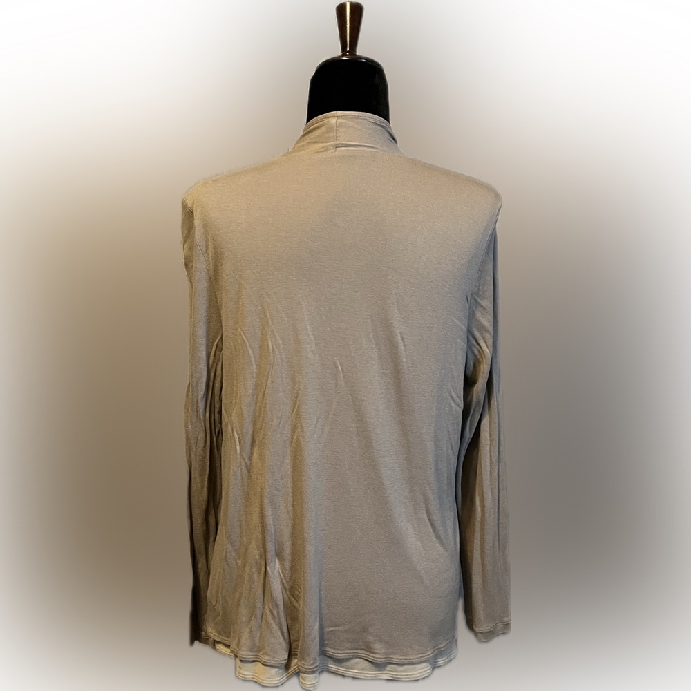 Chico’s Rayon Open Front Cardigan size L - Picture 3 of 13
